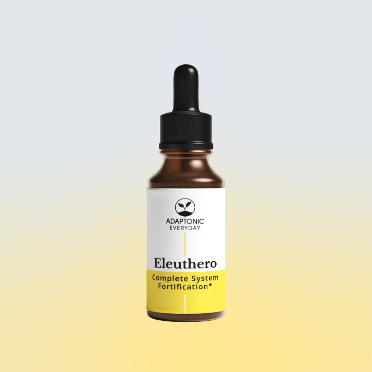 Eleuthero liquid herbal extract bottle by Adaptonic