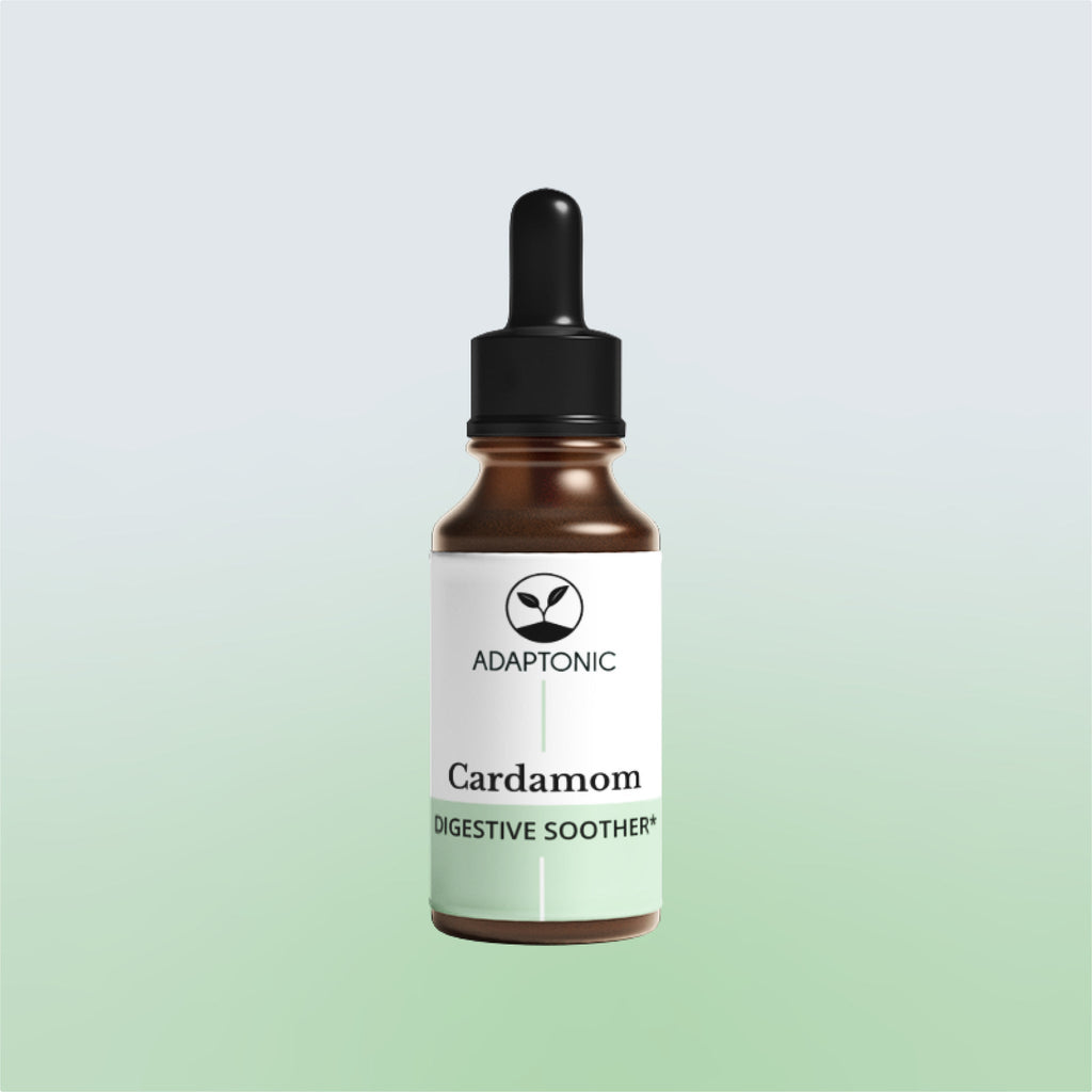 Cardamom liquid herbal extract bottle by Adaptonic