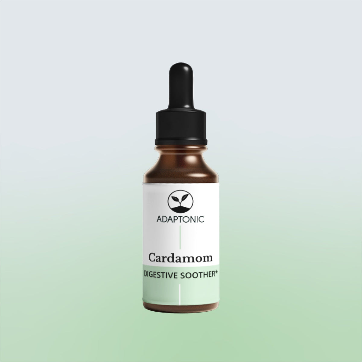 Cardamom liquid herbal extract bottle by Adaptonic