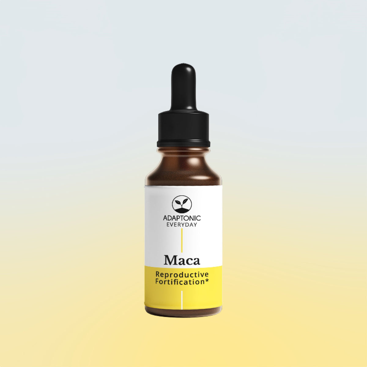 Maca liquid herbal extract bottle by Adaptonic
