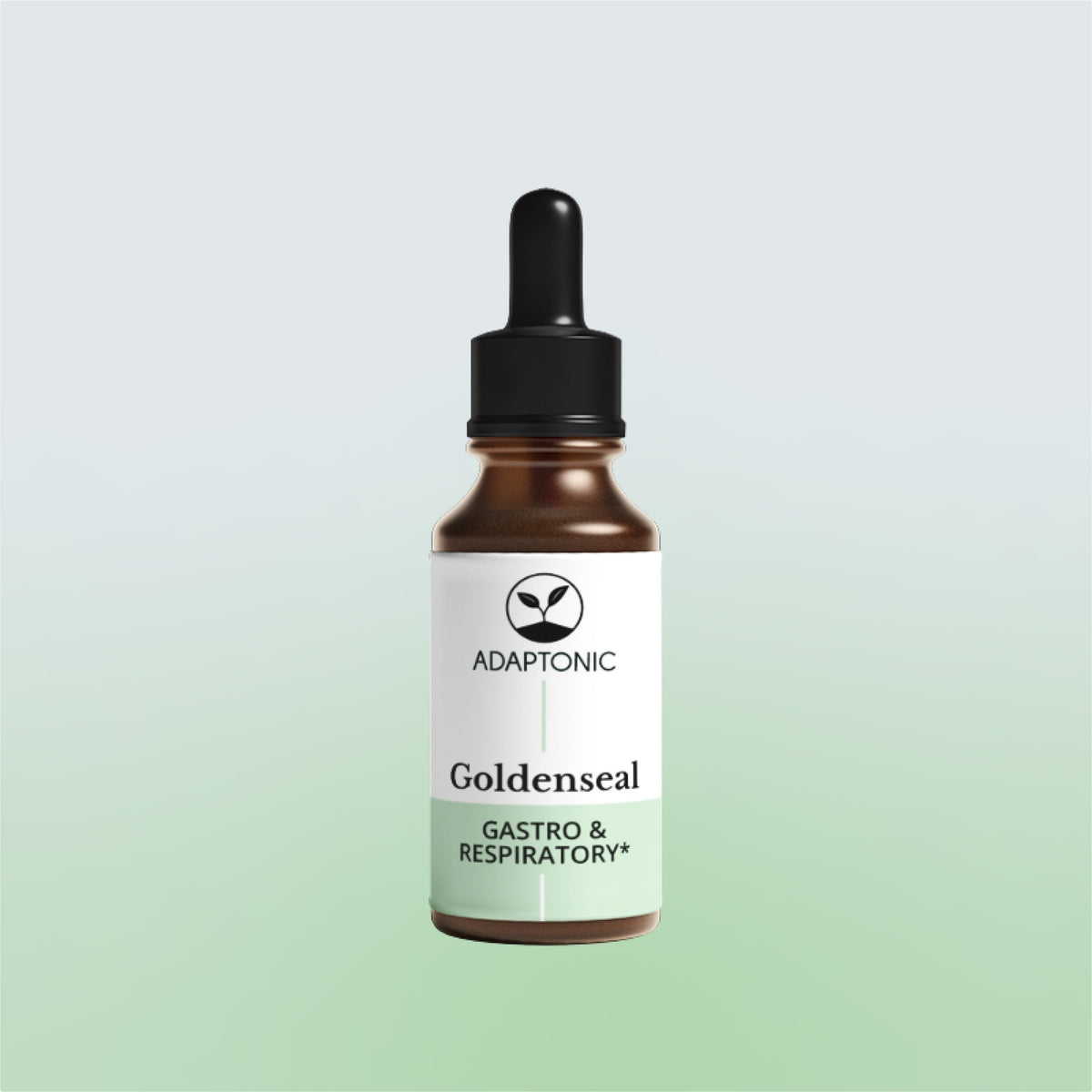 Goldenseal liquid herbal extract bottle by Adaptonic