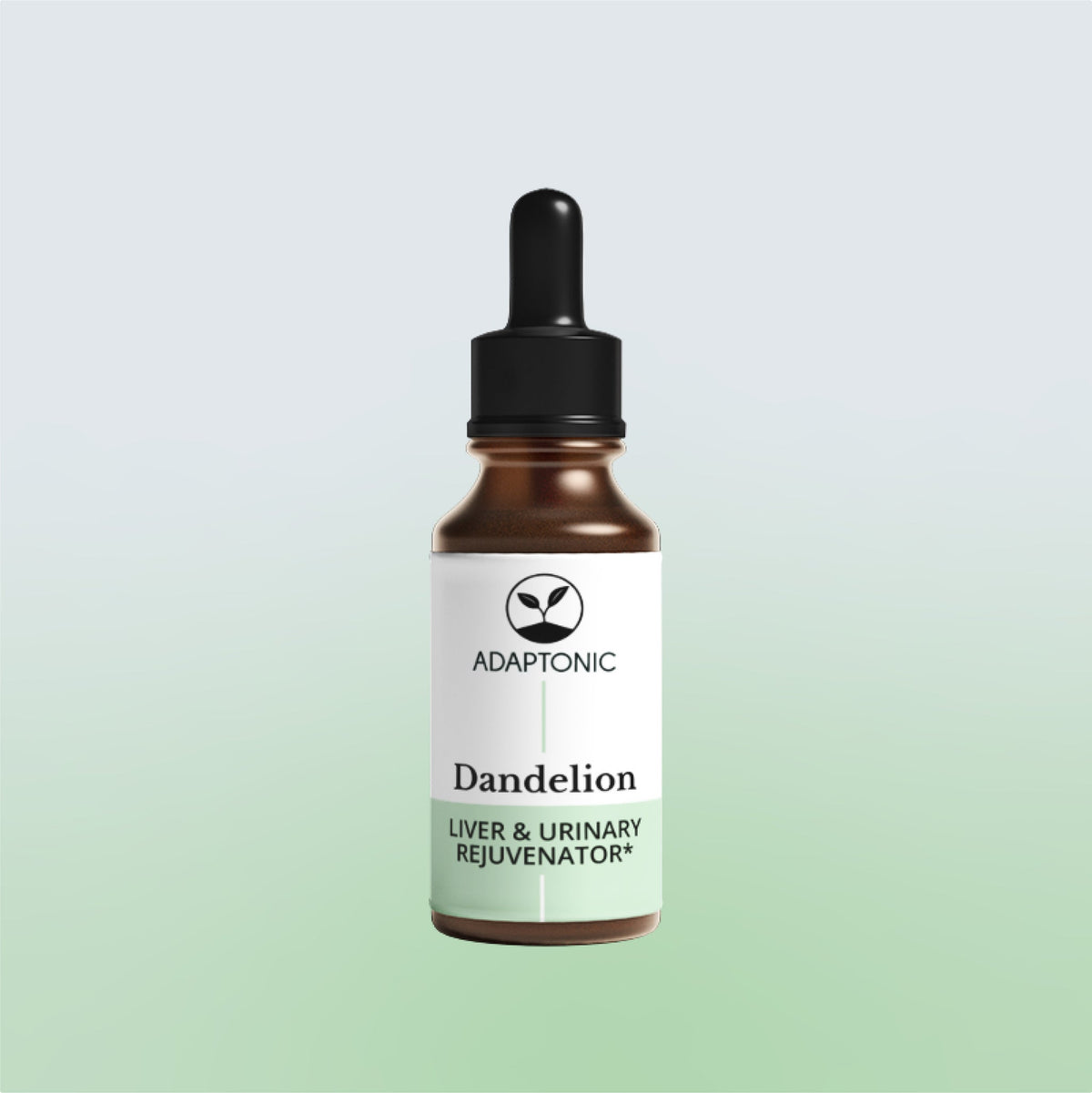 Dandelion Root liquid herbal extract bottle by Adaptonic
