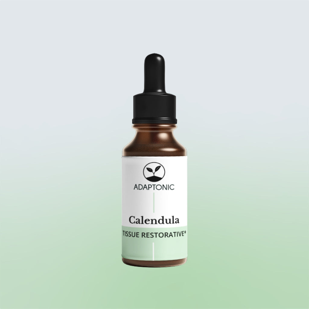 Calendula liquid herbal extract bottle by Adaptonic
