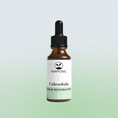 Calendula liquid herbal extract bottle by Adaptonic