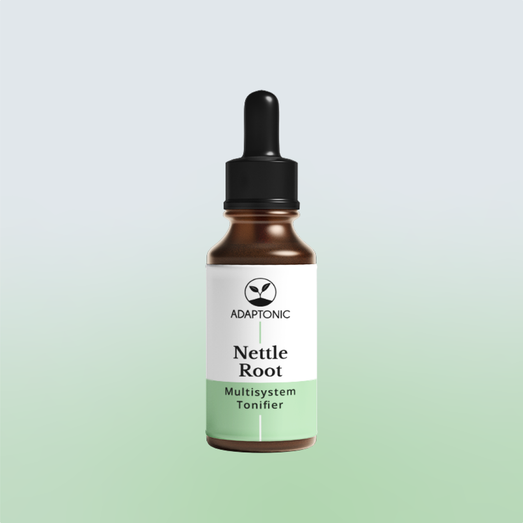 Nettle Root liquid herbal extract bottle by Adaptonic