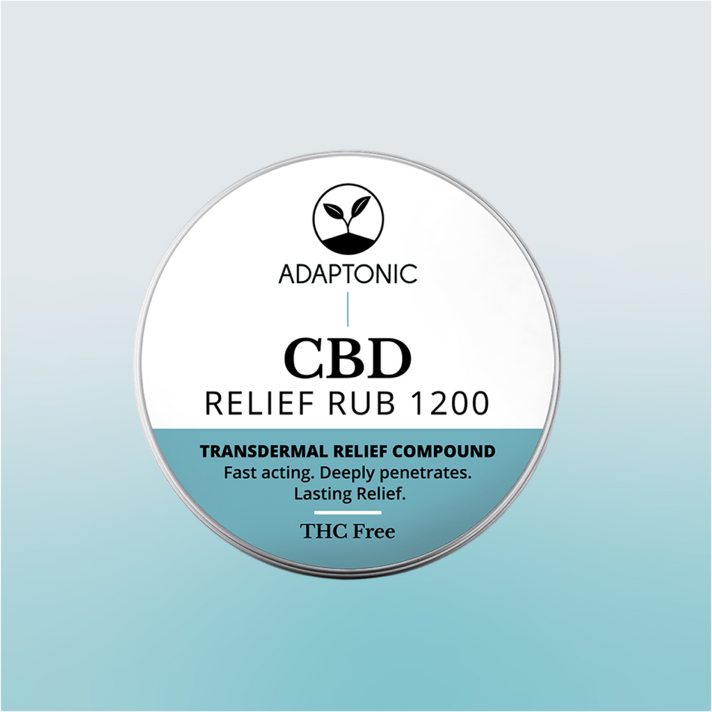 CBD Relief Rub 1200 by Adaptonic