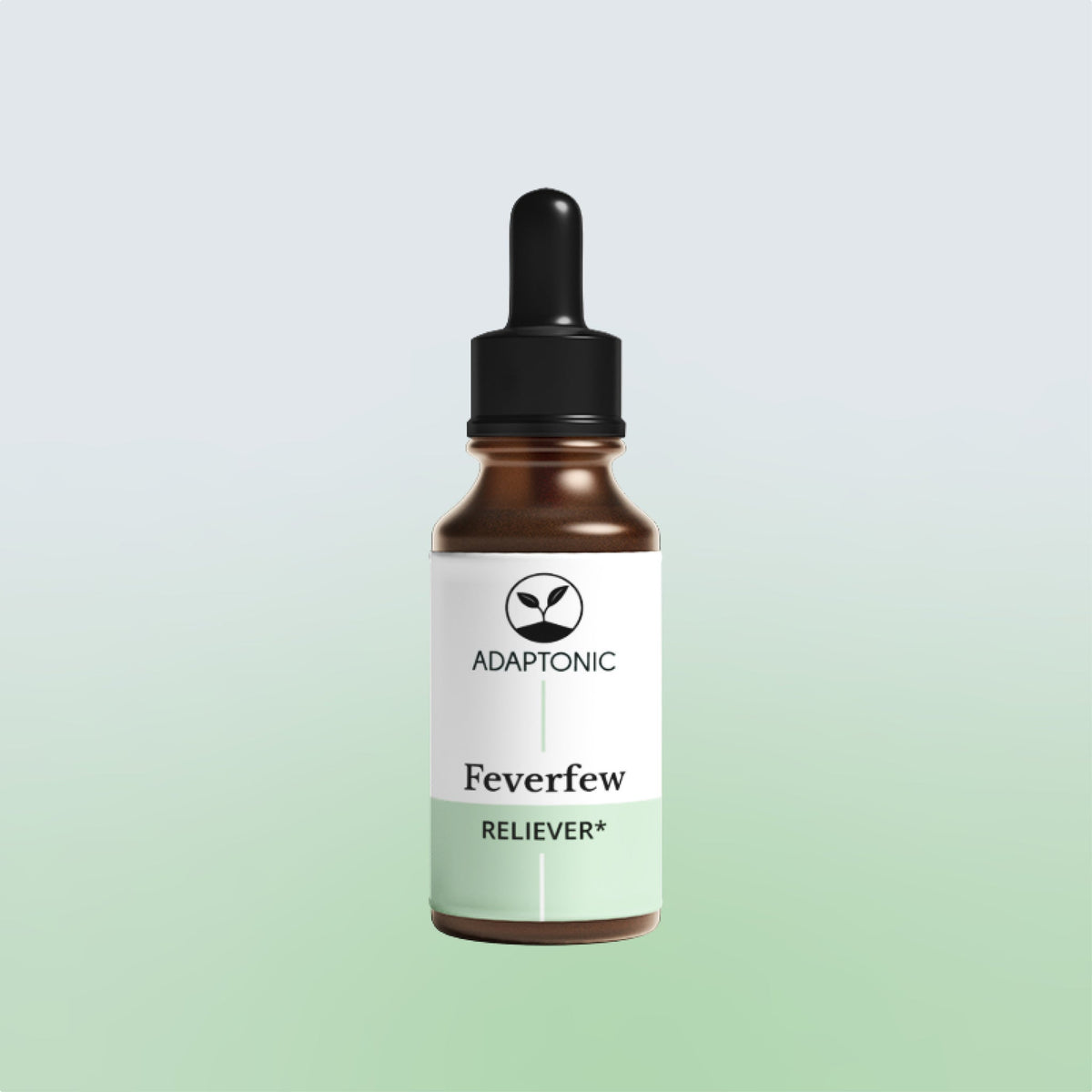 Feverfew liquid herbal extract bottle by Adaptonic
