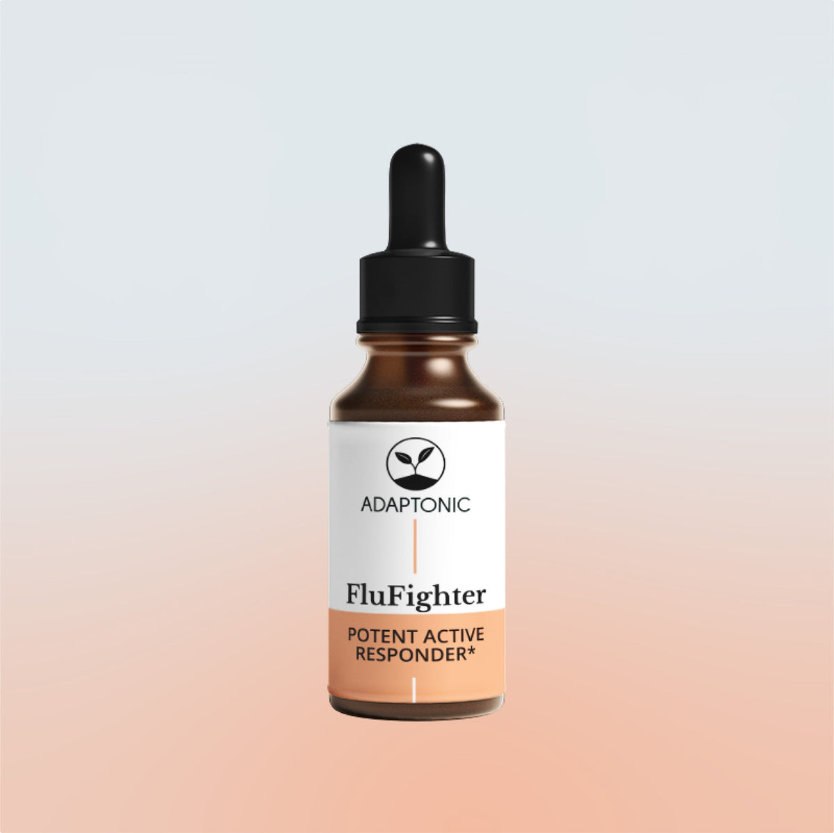 FluFighter liquid herbal formula bottle by Adaptonic