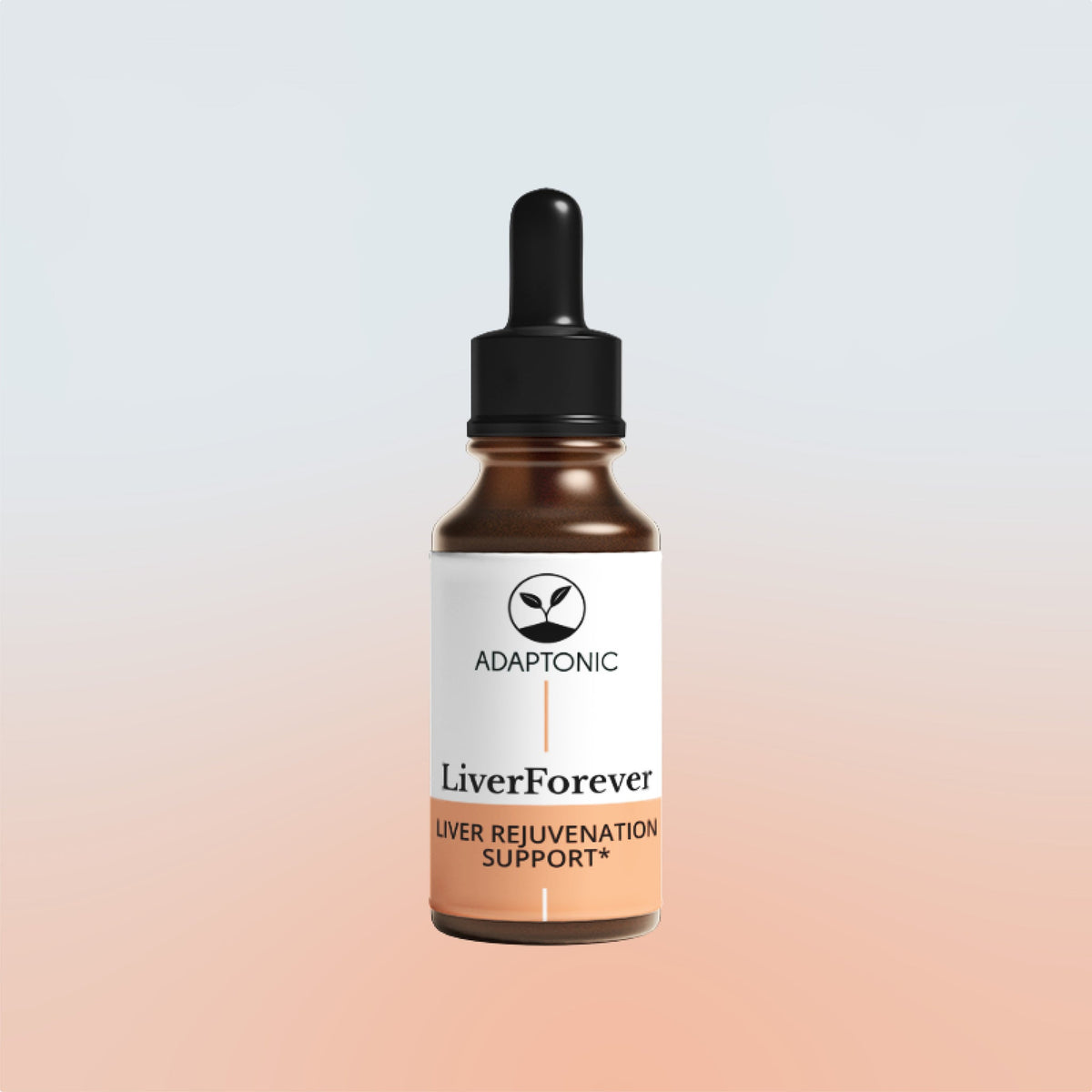 Liver Forever liquid herbal formula bottle by Adaptonic