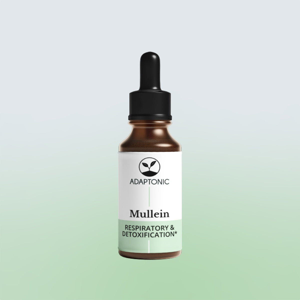 Mullein liquid herbal extract bottle by Adaptonic