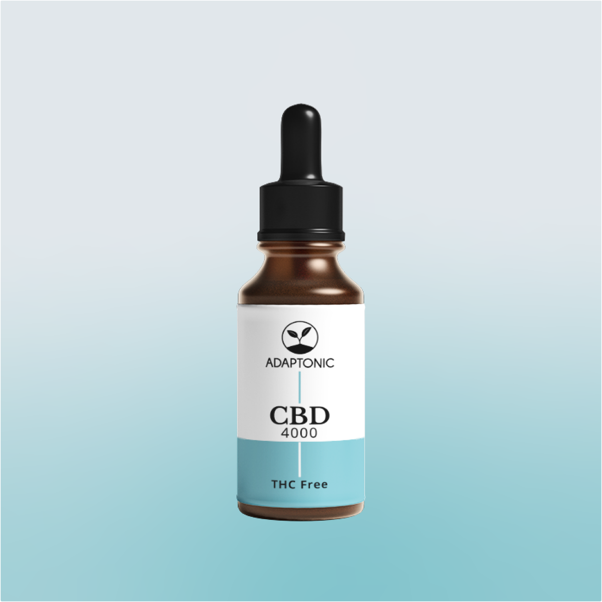 CBD 4000 CBD oil bottle by Adaptonic
