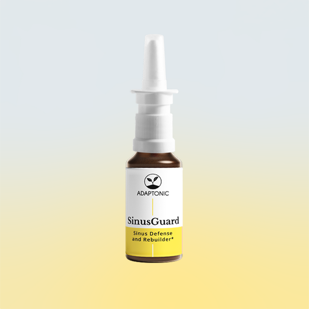SinusGuard nasal spray bottle by Adaptonic