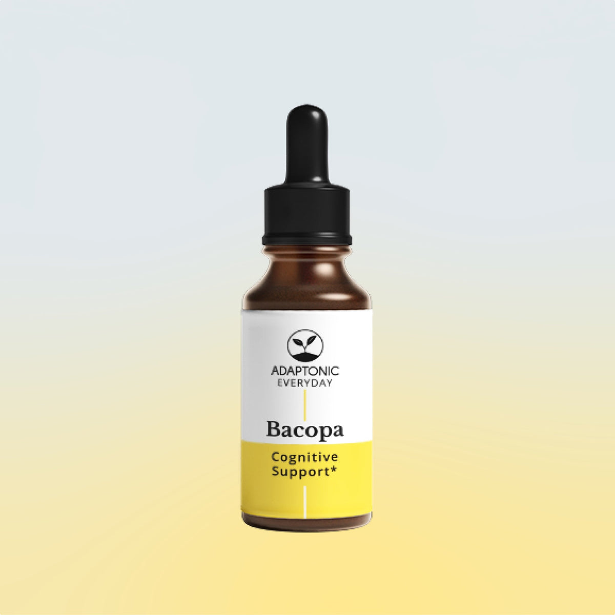 Bacopa liquid herbal extract bottle by Adaptonic