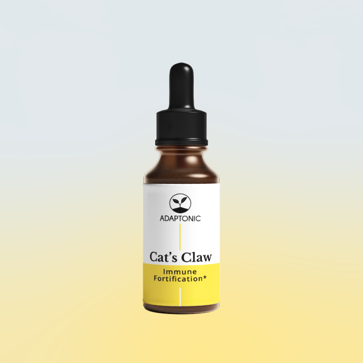 Cat's Claw liquid herbal extract bottle by Adaptonic