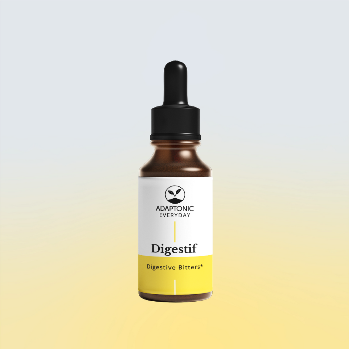 Digestif liquid herbal formula bottle by Adaptonic