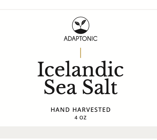 Pure Icelandic Sea Salt by Adaptonic