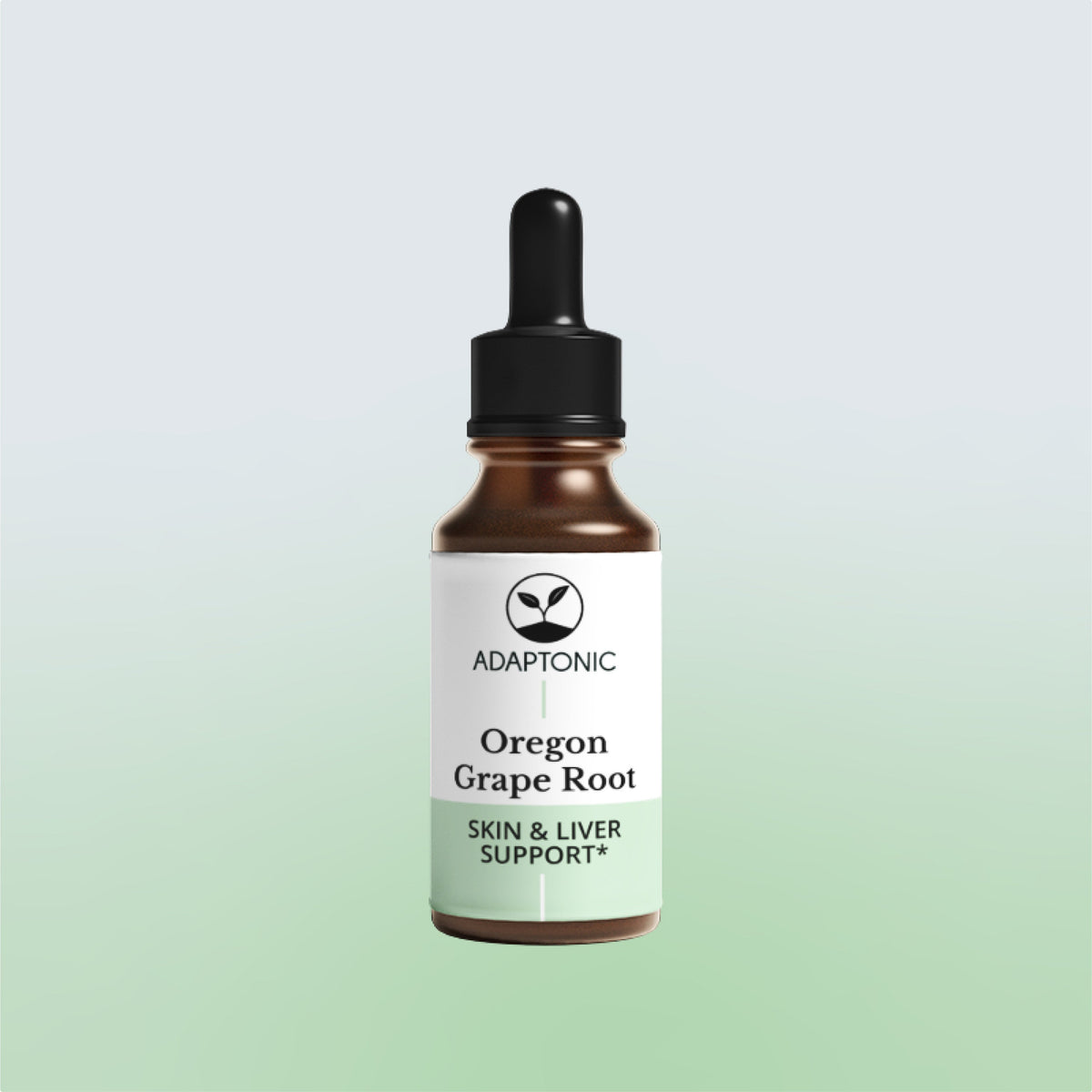 Oregon Grape Root liquid herbal extract bottle by Adaptonic