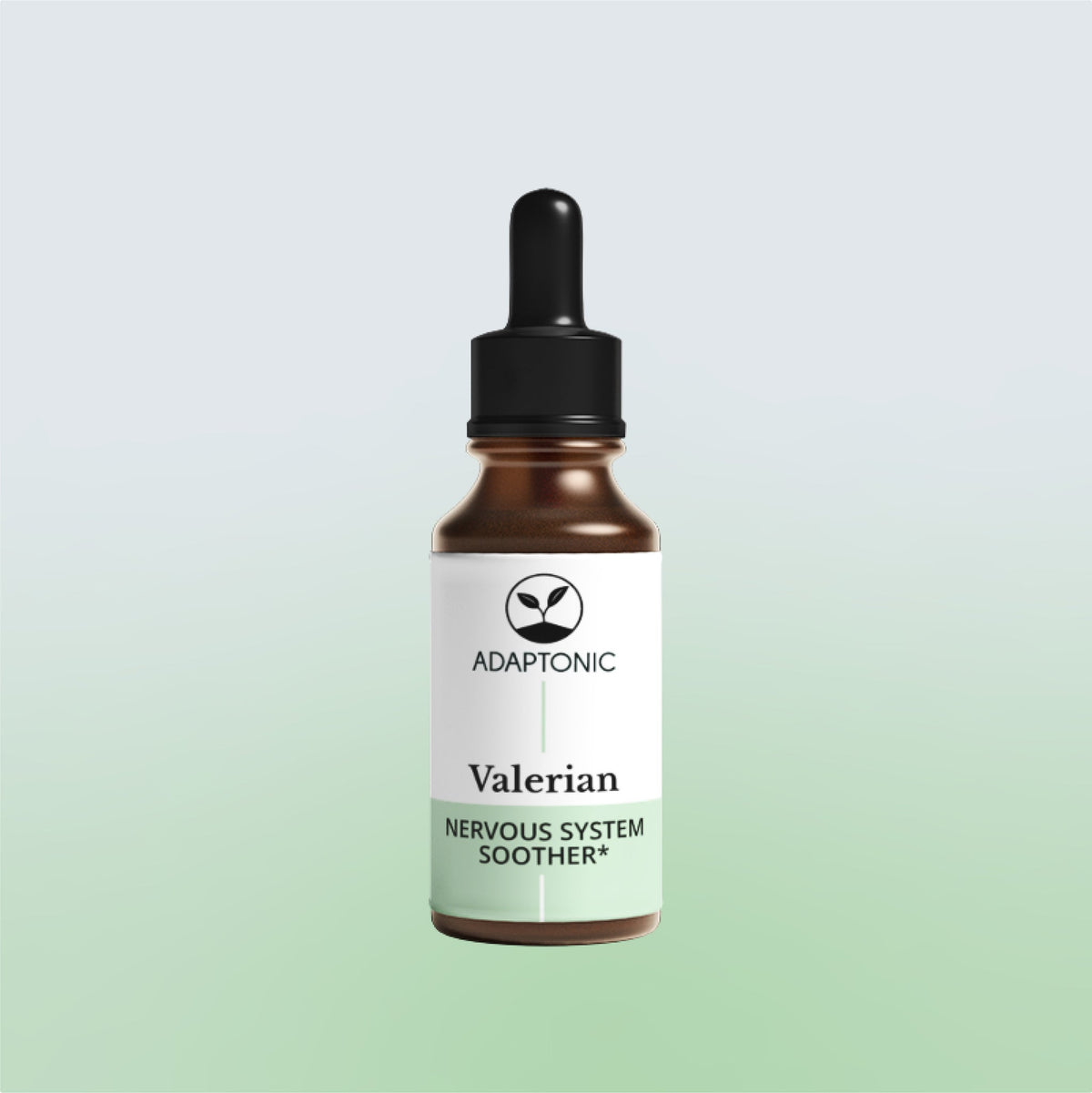 Valerian liquid herbal extract bottle by Adaptonic