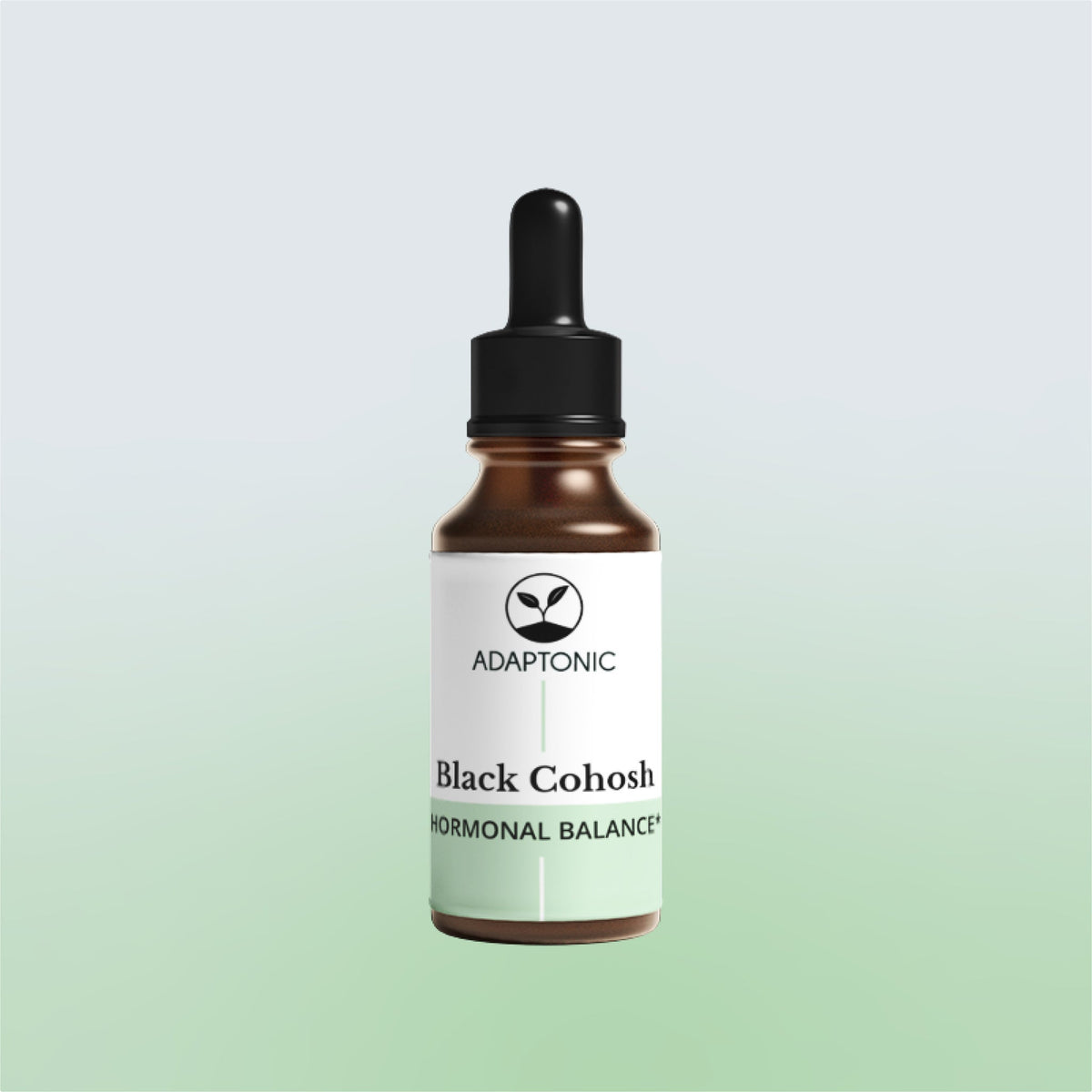 Black Cohosh liquid herbal extract bottle by Adaptonic