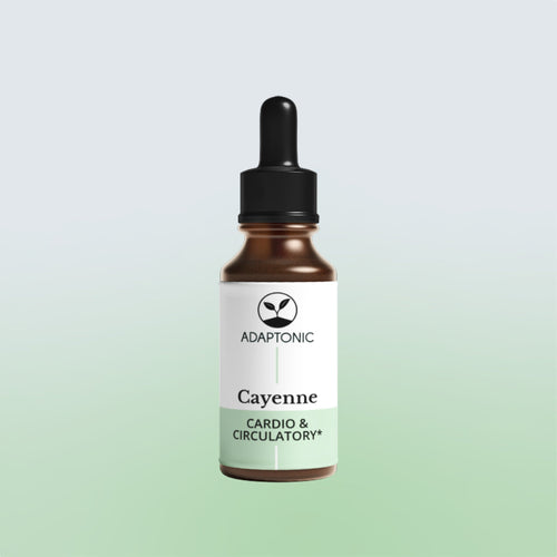 Cayenne liquid herbal extract bottle by Adaptonic