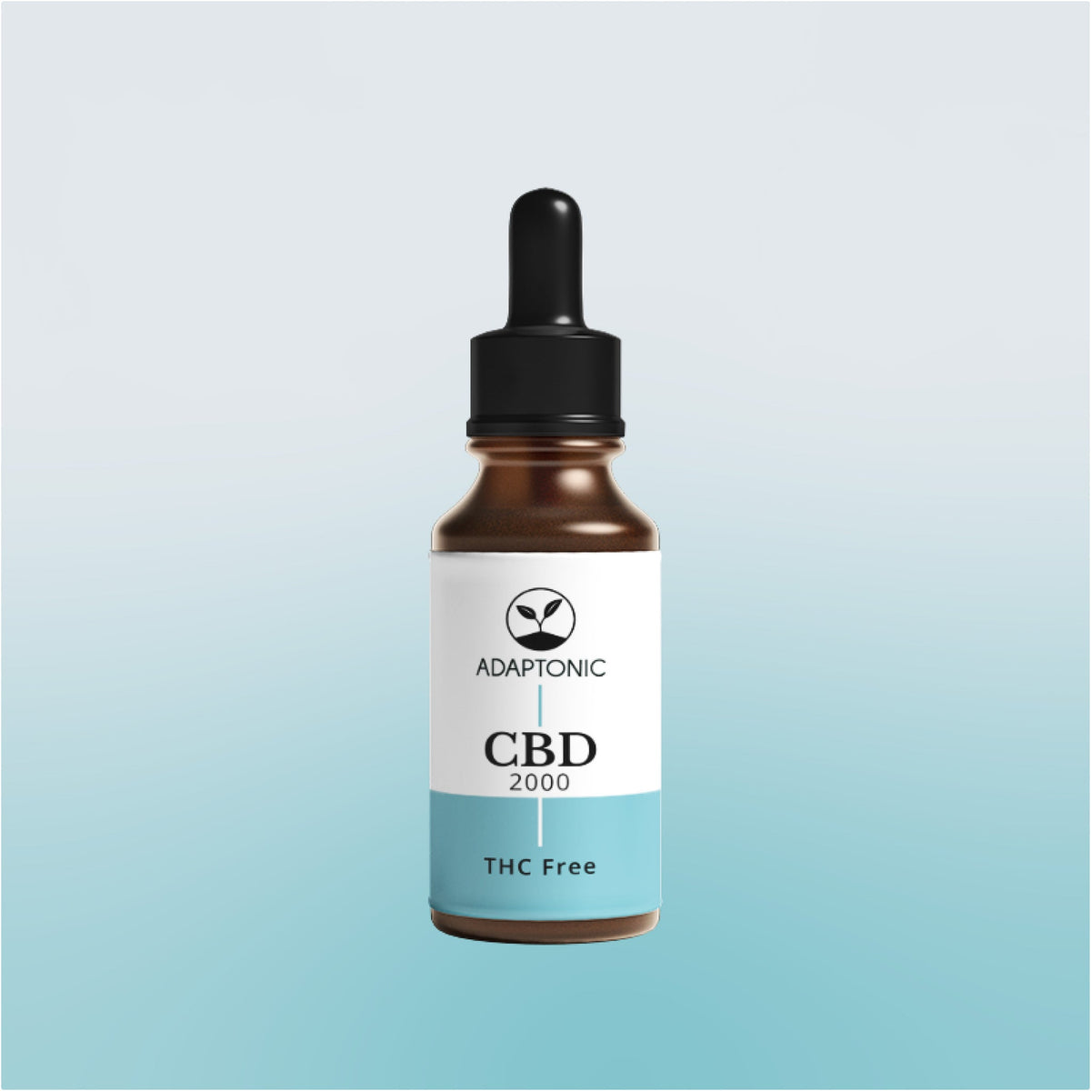 CBD 2000 CBD oil bottle by Adaptonic
