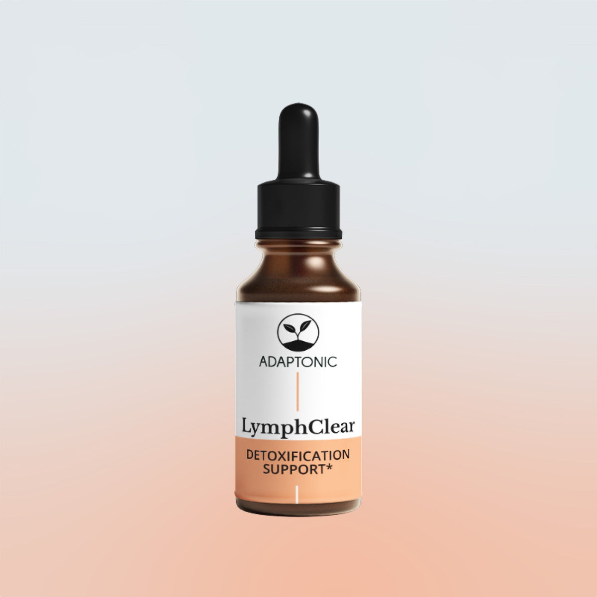 LymphClear liquid herbal formula bottle by Adaptonic