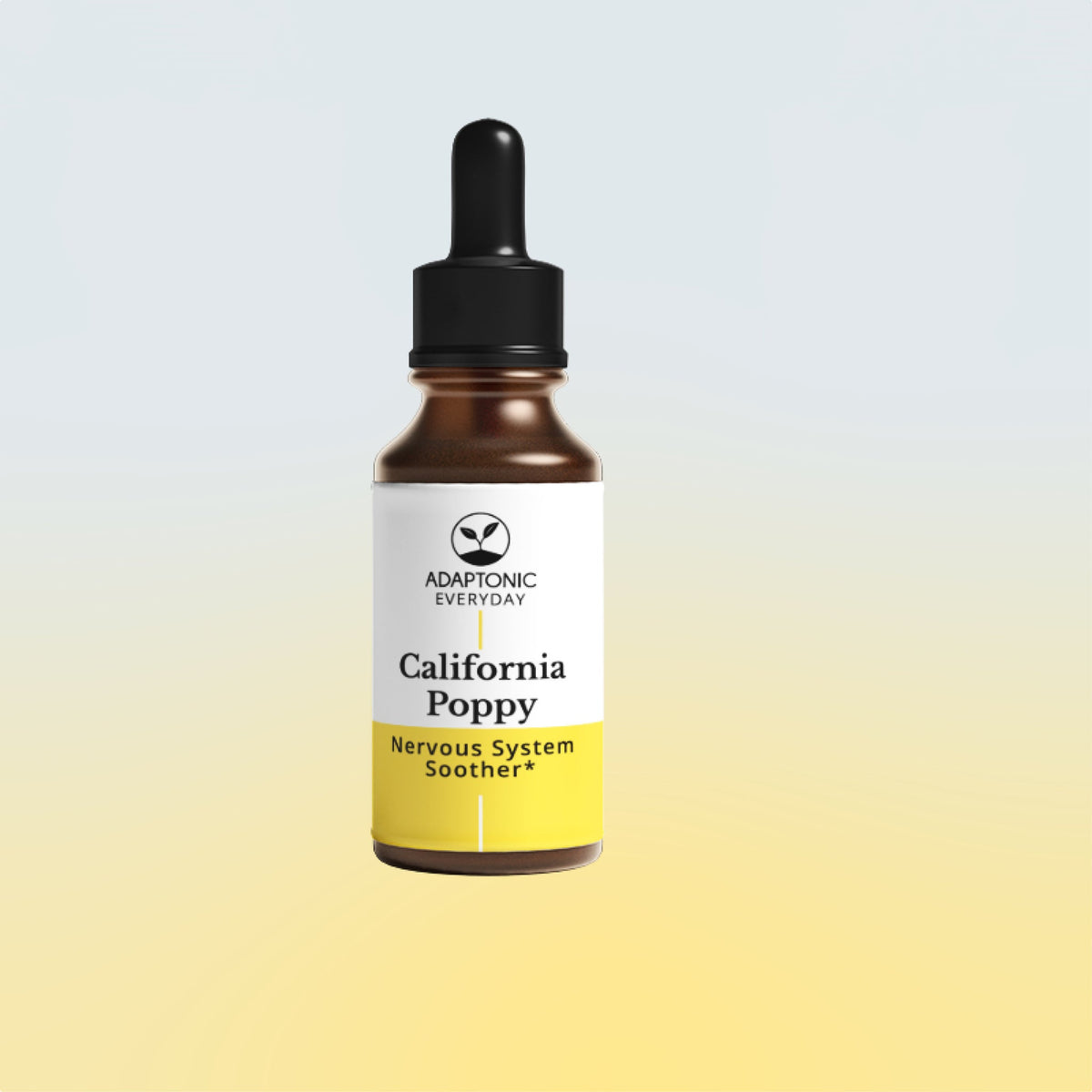 California Poppy liquid herbal extract bottle by Adaptonic