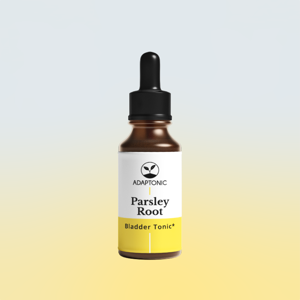 Parsley Root liquid herbal extract bottle by Adaptonic