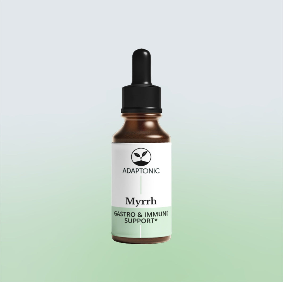 Myrrh liquid herbal extract bottle by Adaptonic
