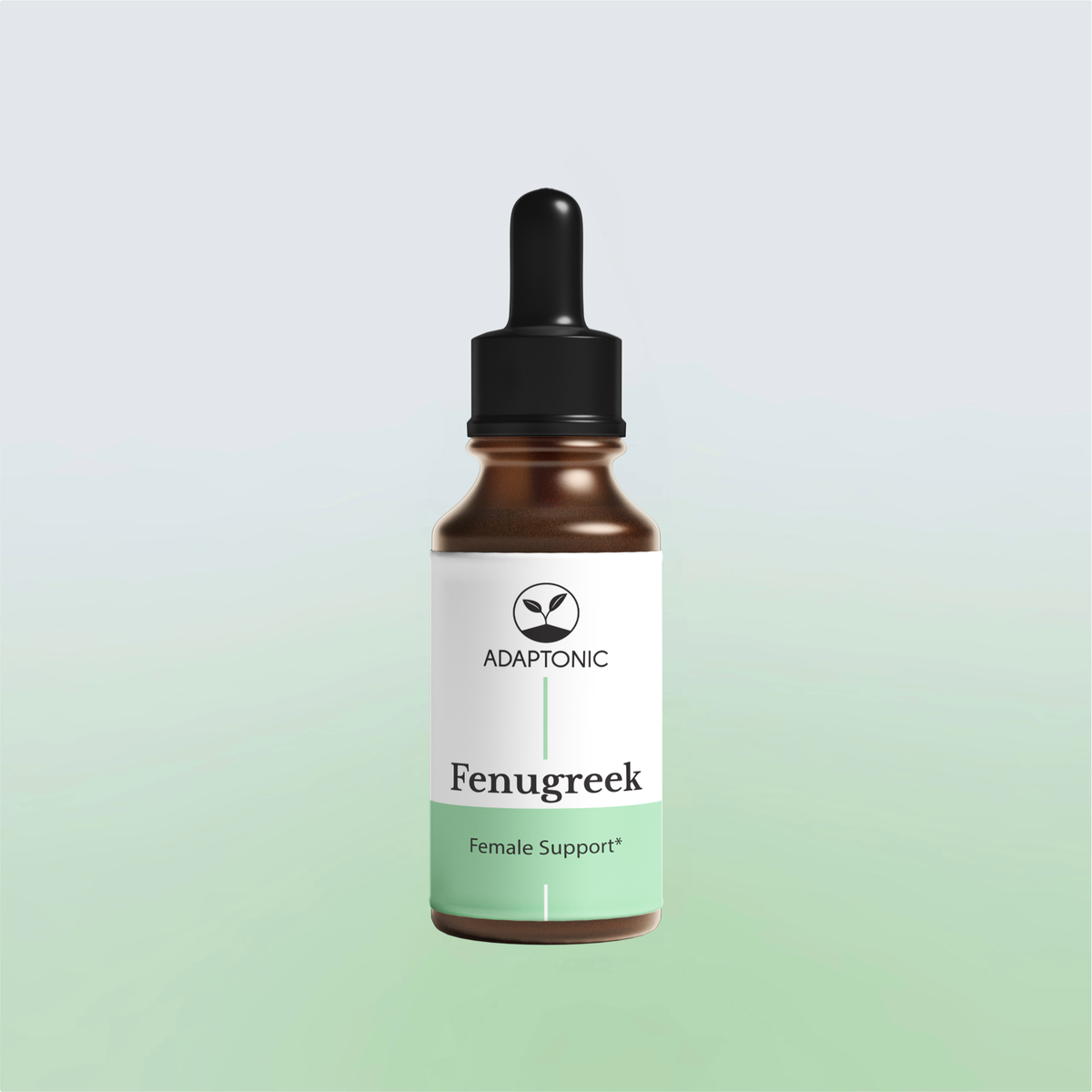 Fenugreek liquid herbal extract bottle by Adaptonic