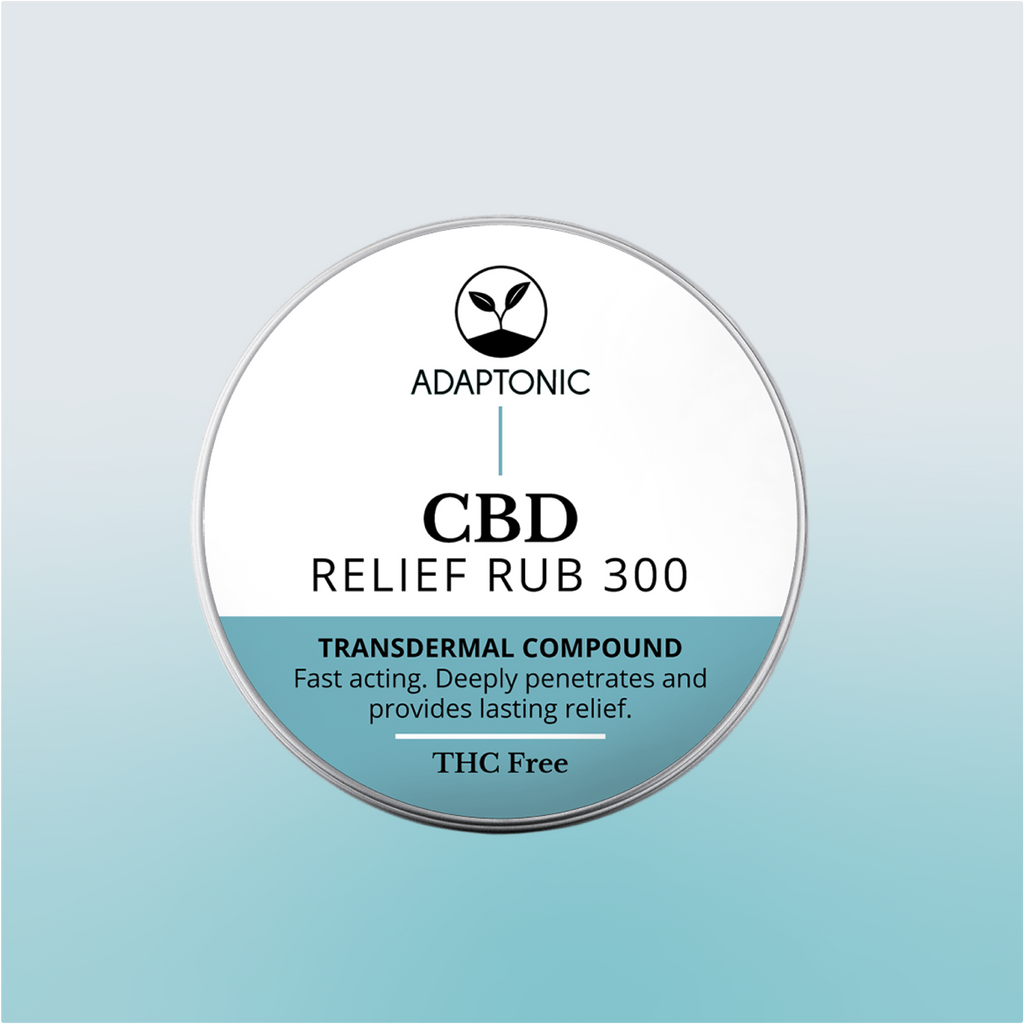 CBD Relief Rub 300 by Adaptonic