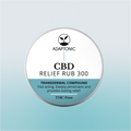 CBD Relief Rub 300 by Adaptonic