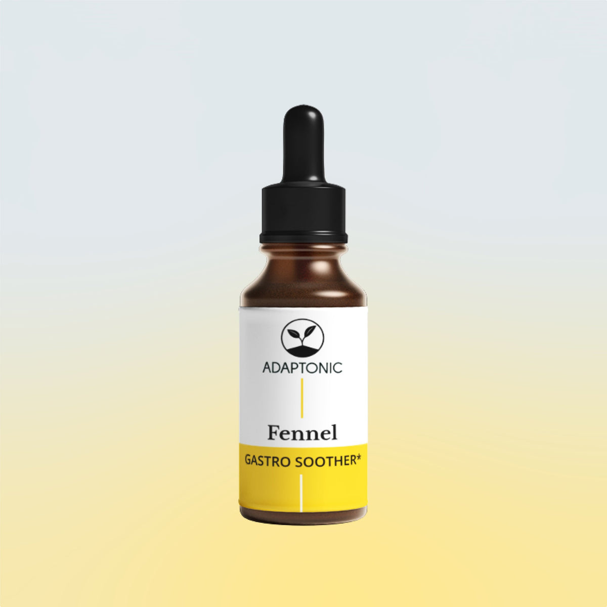 Fennel liquid herbal extract bottle by Adaptonic