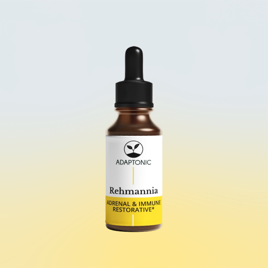 Rehmannia liquid herbal extract bottle by Adaptonic