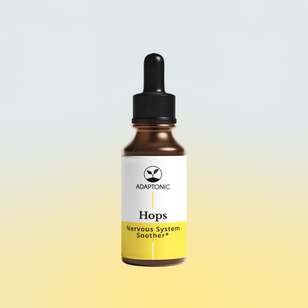 Hops liquid herbal extract bottle by Adaptonic
