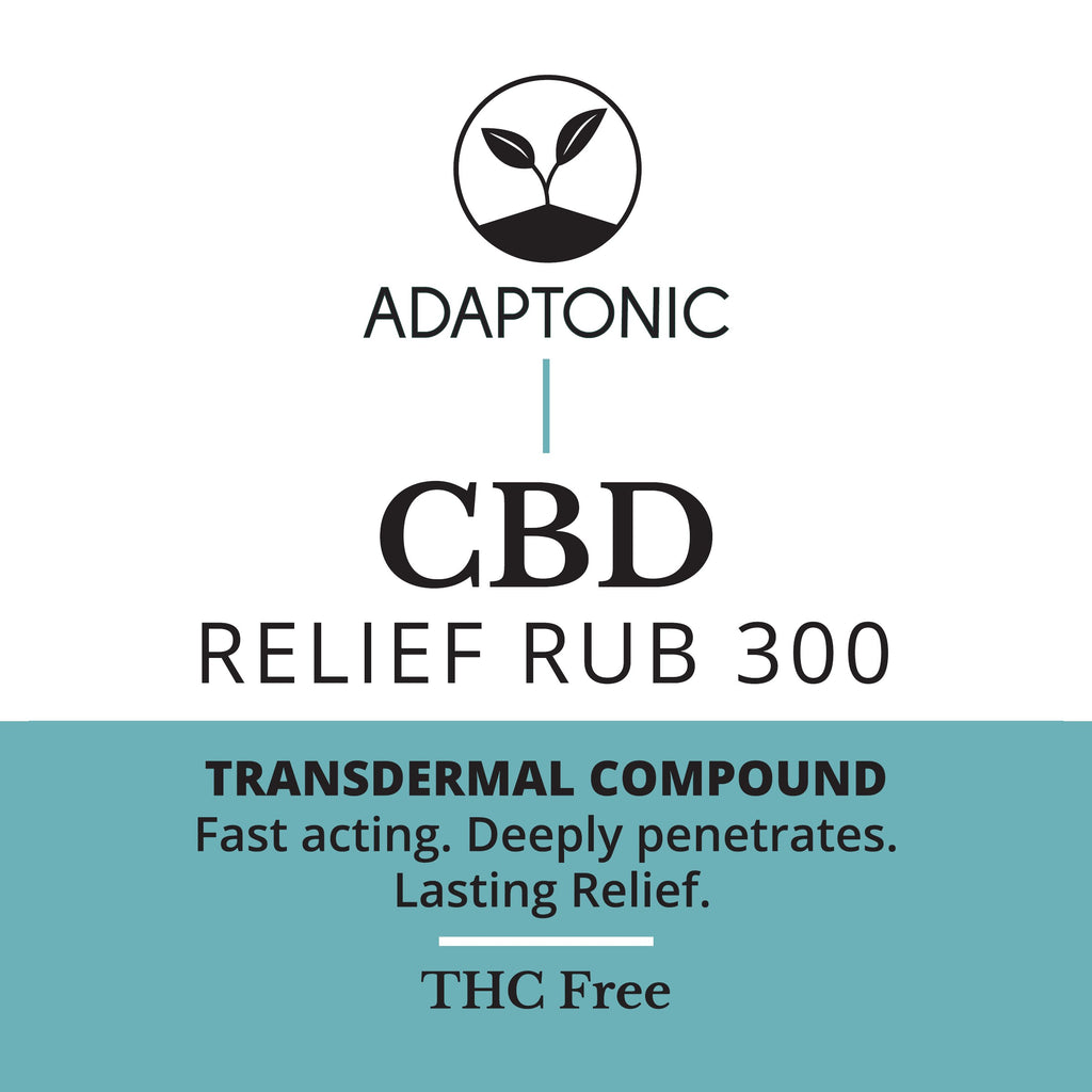 CBD Relief Rub 300 front label