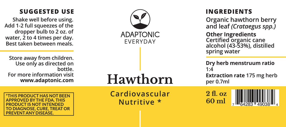 Hawthorn 2 oz label