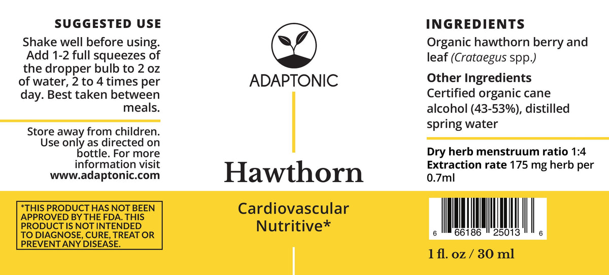 Hawthorn 1 oz label