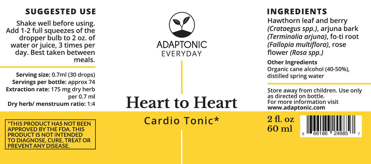 Heart to Heart 2 oz label