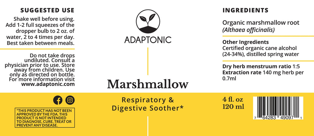 Marshmallow 4 oz label