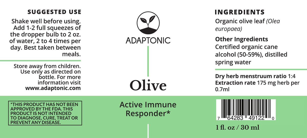 Olive 1 oz label