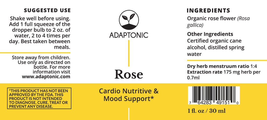 Rose 1 oz label