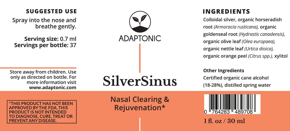 SilverSinus 1 oz label