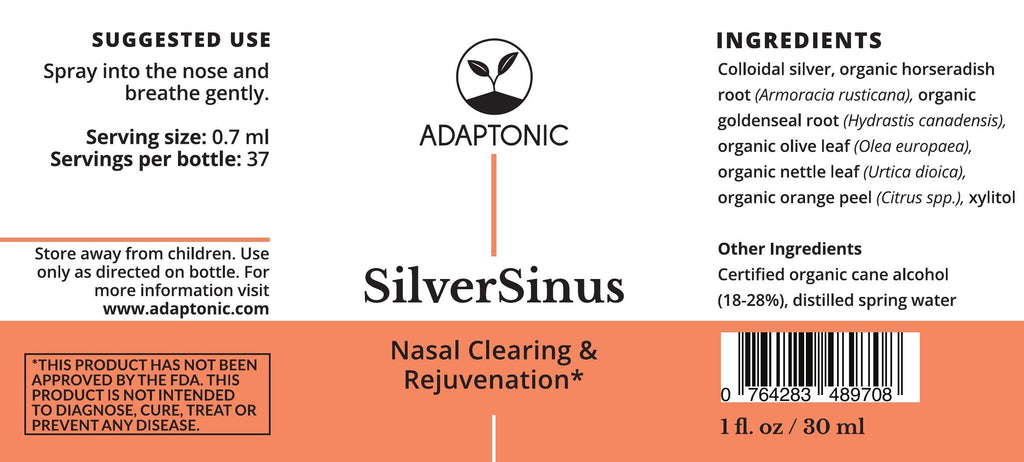 SilverSinus 1 oz label