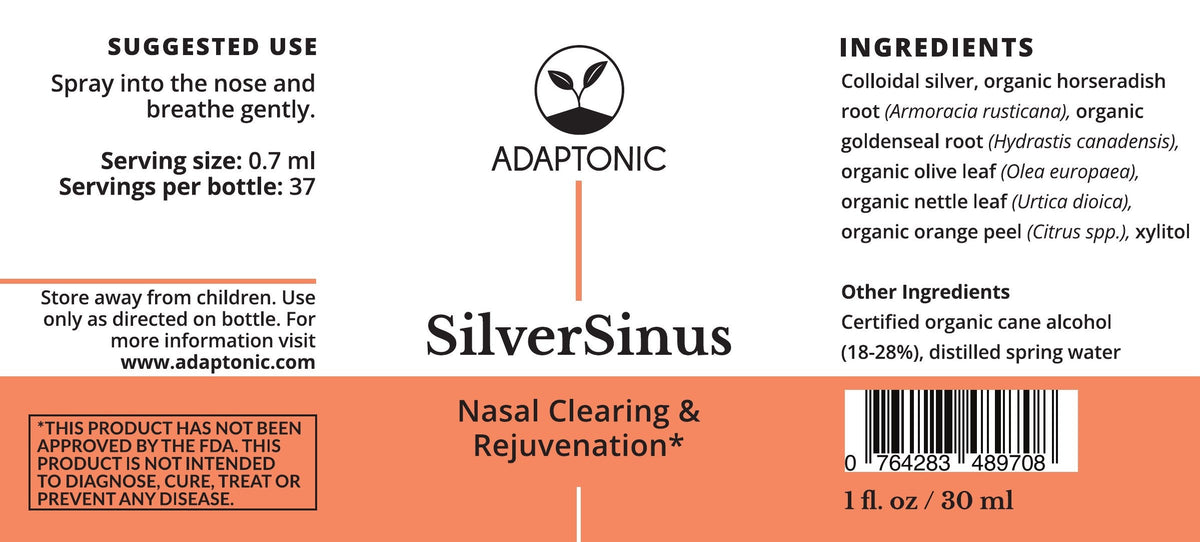 SilverSinus 1 oz label